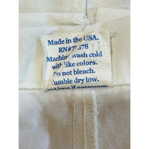 Lot Of 3 White TAFFORD Sz 8 Lab Coats 4 Front Buttons 3 Pockets Button Back Tie - Picture 8 of 9